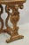 Brown Early 20th Century Italian Renaissance Figural Carved Marble Top Side Table With Winged Cherub Head For Sale - Image 8 of 12