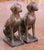 Bring character and timeless charm to a garden, terrace, or grand entryway with this expressive pair of antique French...