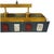 1960s Mid-Century Modern Scandinavian Pendant Lamp in Brass with Lacquered Steel and Glass, 1960s For Sale - Image 5 of 14