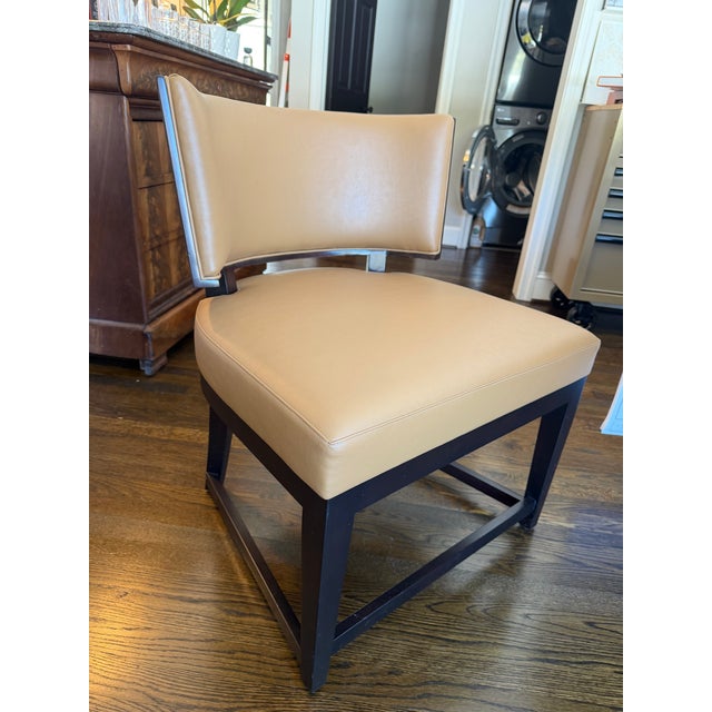 Pair Custom Klismos Lounge Chairs [2sets Available] For Sale - Image 4 of 8