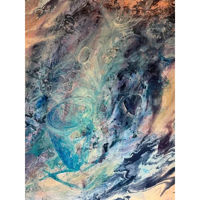 José Gerson, Drowned in Thought, 1992, Oil on Masonite For Sale - Image 4 of 12