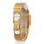 1990s Patek Philippe for Gübelin 4457/1 Double Signed 18k Gold 23mm Manual Watch For Sale - Image 11 of 18