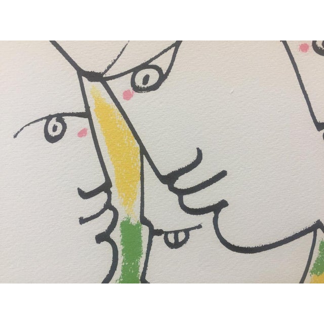 Modern Jean Cocteau, Les fondateurs de l’Europe, 1961, Lithograph For Sale - Image 3 of 4