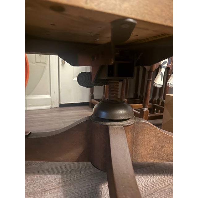 Wood MCM Jasper Rolling Swivel Office Chair. For Sale - Image 7 of 12