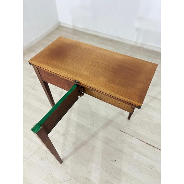 Brown Antique Mahogany Console Table with Drawers For Sale - Image 8 of 12