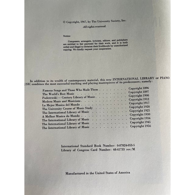 Complete Set of International Library of Piano Music 17 Volumes For Sale - Image 9 of 13