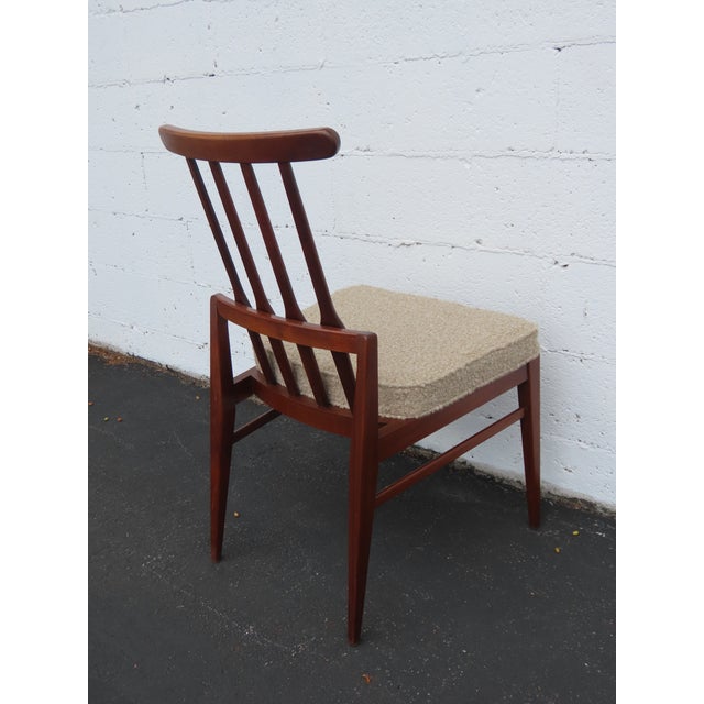 Foster McDavid Mid Century Modern Dining Chairs Set of Four 6642 For Sale - Image 4 of 17