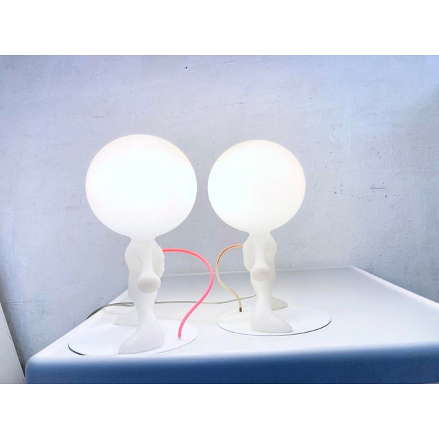 Postmodern Vintage Spacewalker Junior Table Lamps by Constantin Wortmann, 2009, Set of 2 For Sale - Image 3 of 17