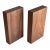 Mid-Century Walnut Wood Book Ends For Sale