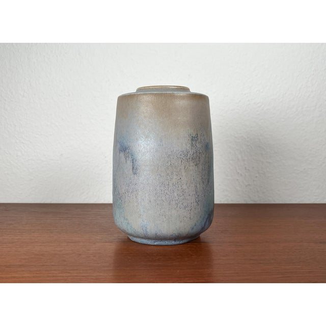 Mid-Century Modern Mid-Century German Studio Pottery Vase by Karin and Walther Zander, 1960s For Sale - Image 3 of 15
