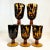Mid-Century Modern Cinco De Mayo - Mid-Century Hollywood Regency Murano Water Goblets - Set of 10. For Sale - Image 3 of 10