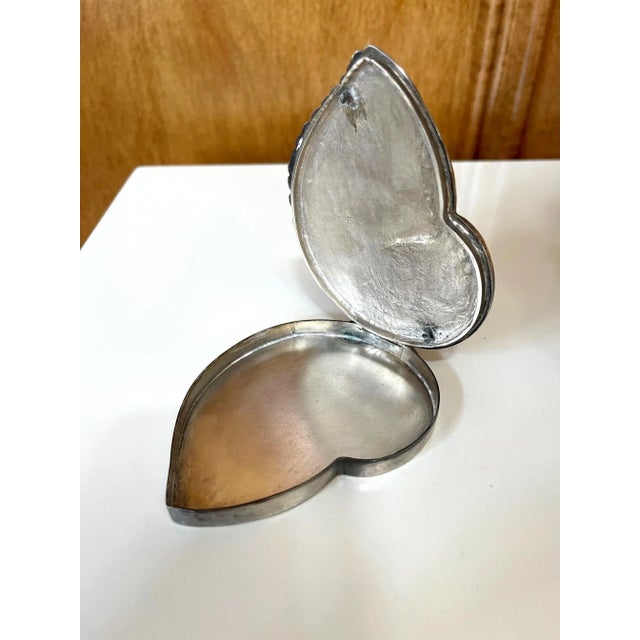 Large French Silvered Bronze Box Line Vautrin For Sale - Image 12 of 13