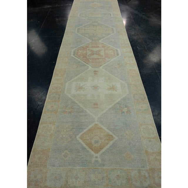 Turkish Oushak Rug 3'8" x 13'7" #18042 Explore a curated collection of hallway runners, wool rugs, and handmade...