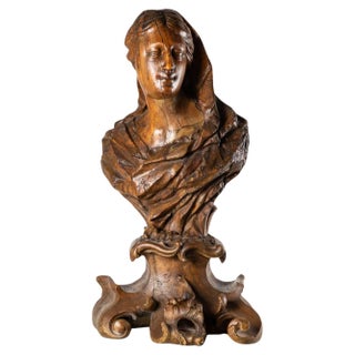 French Artist, Saint Mary Magdalene, 17th Century, Wood For Sale