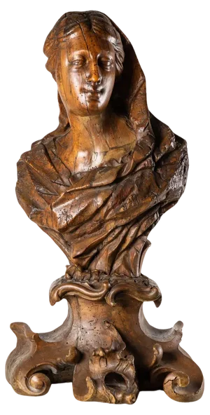 French Artist, Saint Mary Magdalene, 17th Century, Wood