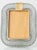 Gold Murano Glass and Brass Picture Frame in Smoke Grey Fumé Torchon from Barovier & Toso For Sale - Image 8 of 15