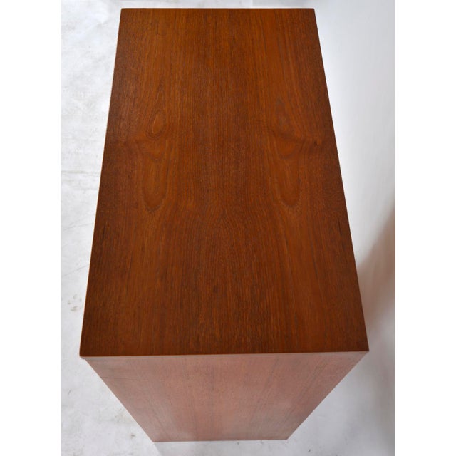 Mid-Century Teak Tallboy Chest of Drawers by Stag in the style of Cantata Range by Ron Carter, 1960s For Sale - Image 15 of 18
