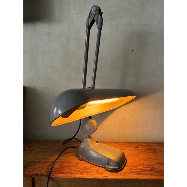 Large Desk Lamp by Ernst Rademacher for Rademacher, 1960s For Sale - Image 9 of 11