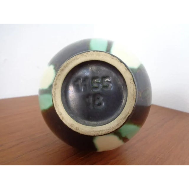 Beige West German Ceramic Vase from Dümler & Breiden, 1950s For Sale - Image 8 of 9