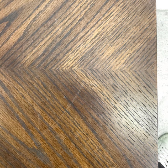 Late 20th Century Mid-Century Modern End Table With Drawer & Shelf For Sale - Image 11 of 12