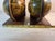 Vintage Olde World Wooden Spinning Globe Bookends Made in Italy -Pair For Sale - Image 4 of 5