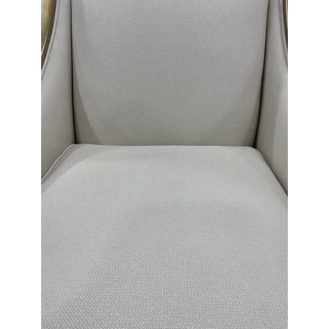 Off-white Caracole Social Butterfly Chair For Sale - Image 8 of 9