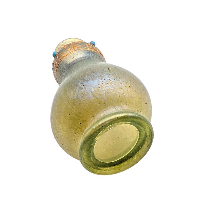 Bohemian Art Nouveau Glass Delphi Vase by Johann Loetz Witwe for Loetz Glass, 1899 For Sale - Image 3 of 5