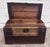 Victorian Antique 19th Century Victorian Flat Top Travel Trunk For Sale - Image 3 of 12