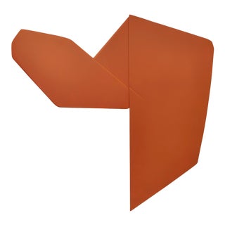 Jaena Kwon "Ribbon" Minimal Abstract Colorful Acrylic Wood Shapes Artwork