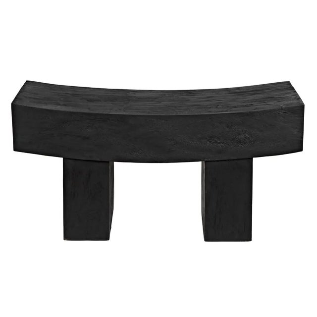Measuring 36 inches in width, 14 inches in depth, and 18.5 inches in height, the Bow Bench offers ample seating space...