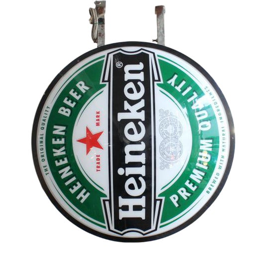 Heineken ハイネケン　電飾　ビンテージ Yahoo!オークション - 【ZN】Heineken ハイネケン 看板 壁掛け