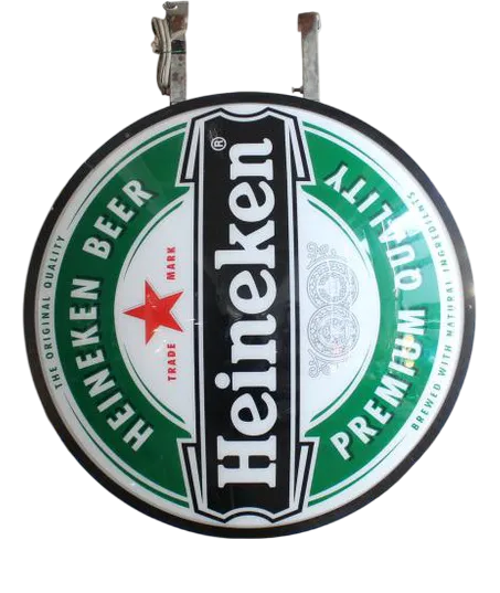 Double-Sided Heineken Illuminated Sign, 1980s | Chairish