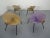 These suede balloon chairs were designed by Hans Olsen in Denmark. I have official proof of authenticity such as vintage...