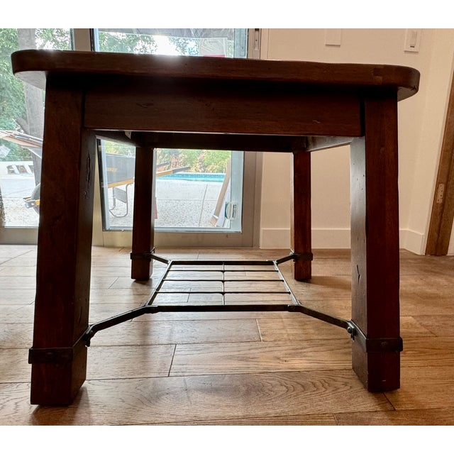 Mission 1990s Attributed Thomasville Arts & Crafts Influence End Table For Sale - Image 3 of 6