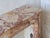 Antique French Boudin Mantelpiece in Brèche De Montmeyan Marble, 1800s For Sale - Image 15 of 15