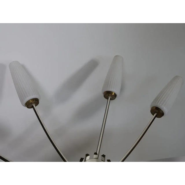 10-Light Spider Sputnik Lamp, 1960s For Sale - Image 10 of 12