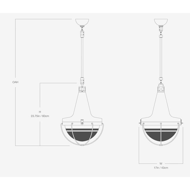 Malplaquet- Urban Electric Pendants For Sale - Image 6 of 7