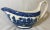 English Vintage Wedgwood Blue Willow Gravy / Sauce Boat From England - Circa 1950 For Sale - Image 3 of 12