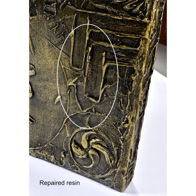 Adrian Pearsall for Craft Associates Glass Top Brutalist Dining Table or Desk For Sale - Image 10 of 12