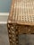 2010s Indian Square Stool With Cane Seat For Sale - Image 5 of 7