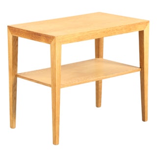 Oak Side Table attributed to Severin Hansen for Haslev Møbelsnedkeri, Denmark, 1960 For Sale
