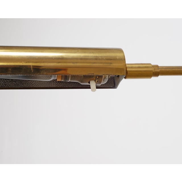 Mid 20th Century Koch & Lowy Omi Patinated Brass Pharmacy Floor Lamps - a Pair For Sale - Image 14 of 18