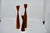 Wood Danish Teak and Rosewood Candlesticks, 1960, Set of 3 For Sale - Image 7 of 7