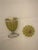 1920s Heisey Textured Yellow Ribbed Candy Jar For Sale - Image 4 of 5