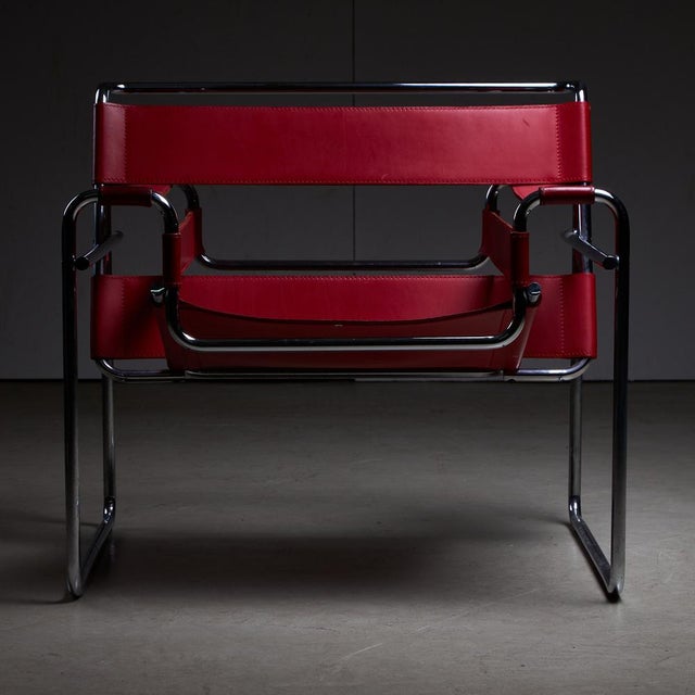 Bauhaus Wassily Chair by Marcell Breuer for Knoll, 1980s For Sale - Image 3 of 14