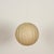 Stunning large round mid-century cocoon pendant lamp with a charming uniform beige patina. This gorgeous ceiling light was...