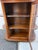 Brown Vintage Wooden Display Hanging Cabinet With Glass Door For Sale - Image 8 of 15
