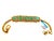 Bochic “Vintage Retro” Natural Emeralds from Zambia & Diamonds Set In 18K Gold & Silver Natural Green Emeralds And Oval...