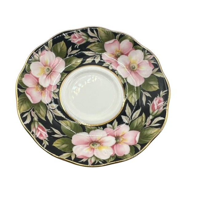 Vintage Royal Albert Alberta Rose Teacup and Saucer Set of One For Sale - Image 10 of 14