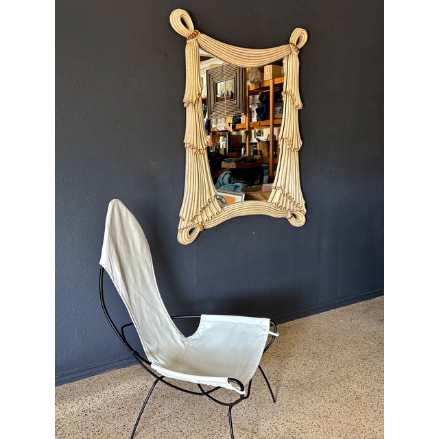 Hollywood Regency Style Wall Mirror For Sale In Dallas - Image 6 of 12